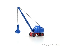 MiNis LC4701 - N - Fuchs F 301 Bagger mit Gittermast und Schaufel - blau/rot